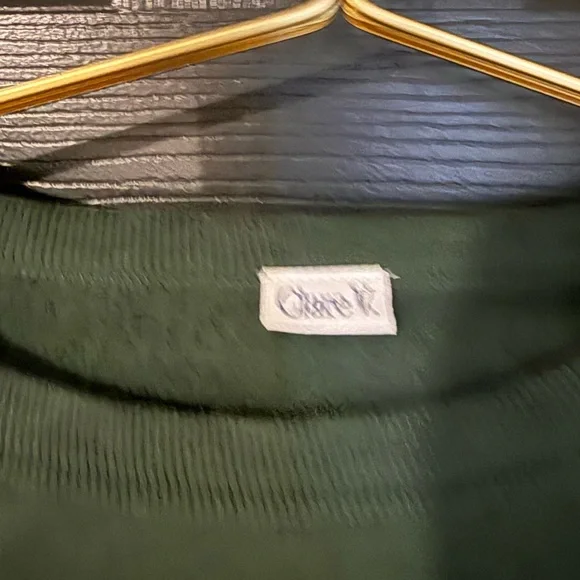 Clare V Green and White Sweater - Picture 4 of 7